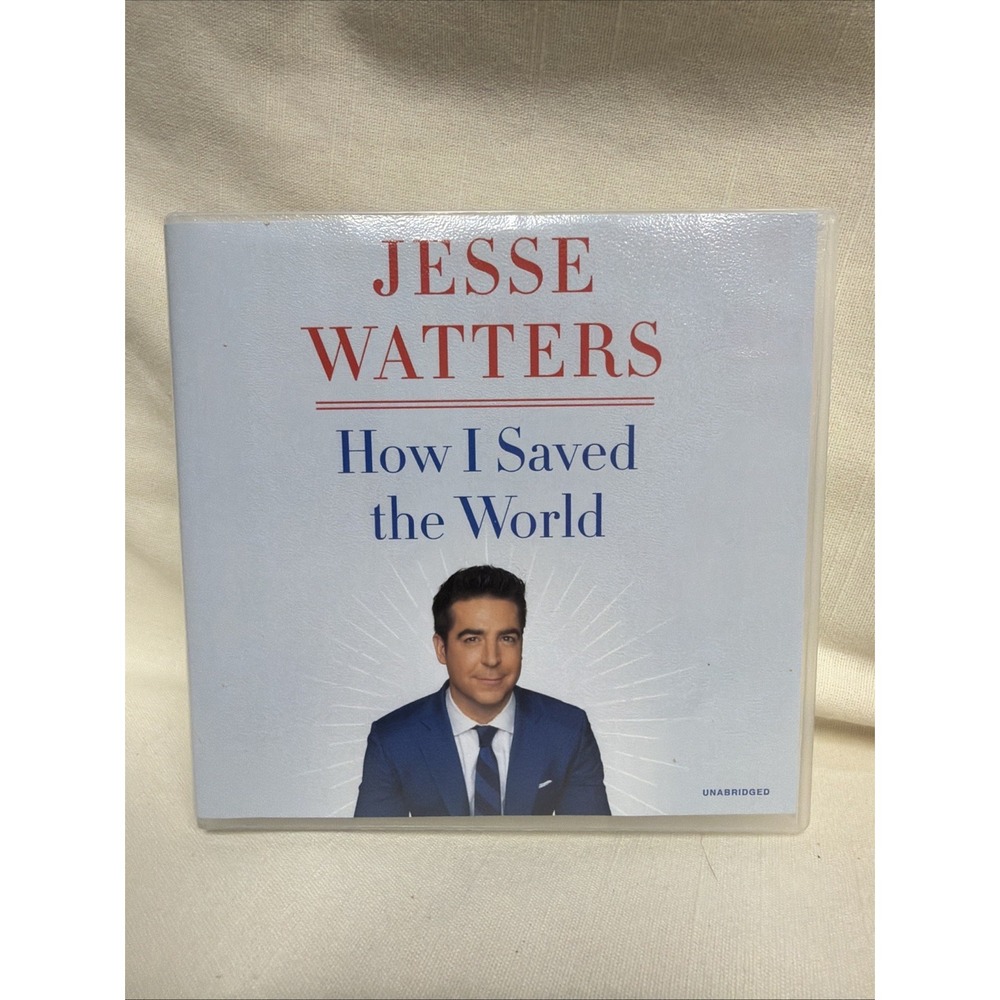 How I saved the world! Audiobook CDs by Jesse Watters (8CDs 2021)